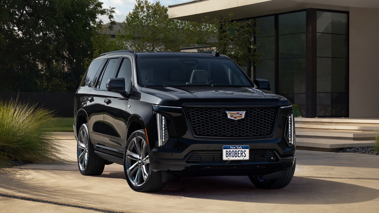 Black premium Business SUV — vehicle shown for illustration